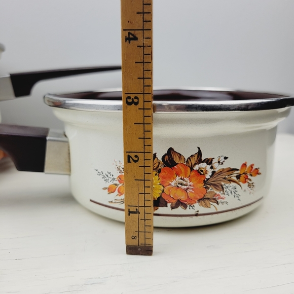 Gorica Enamel Saucepan Pots Vintage Baking Pans - Picture 4 of 16